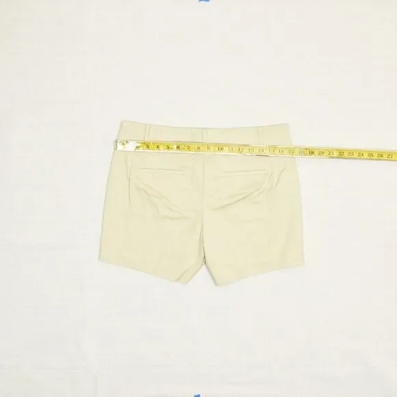 Ann Taylor Women Chino Cotton Beige Size 8P Petite Classic Zip Solid - Picture 4 of 8